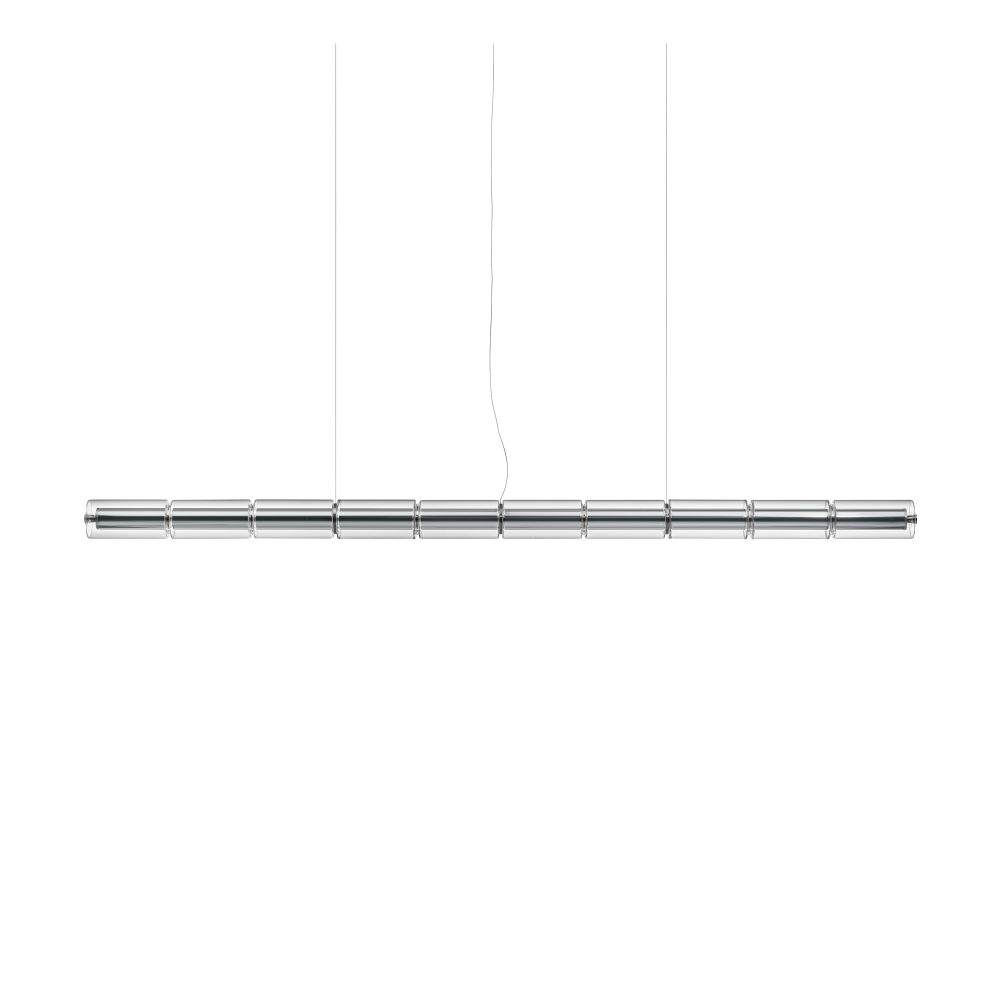 Luce Cilindrica S2 pendel 207,2 cm, Glass