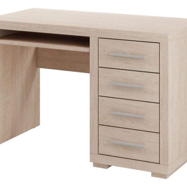 Benavila Skrivbord 120 cm med Förvaring 4 Lådor