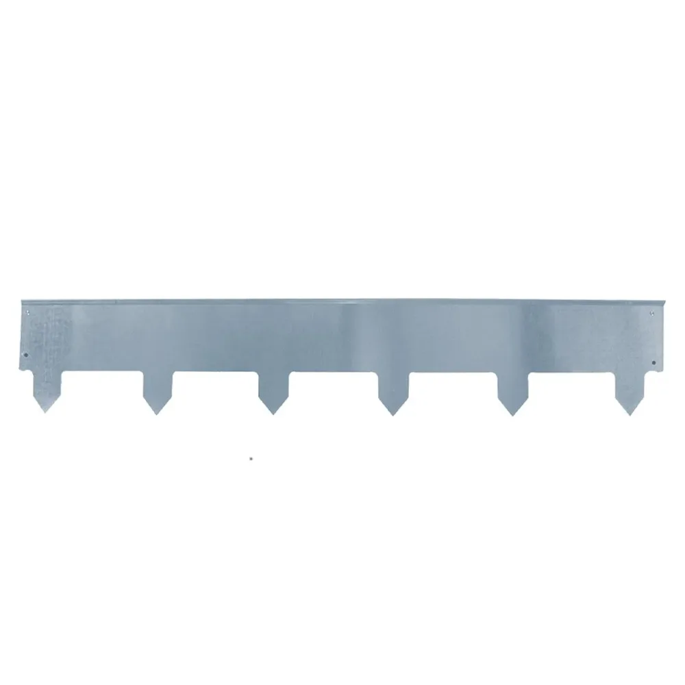 Weibulls 700027 Kantlist zink, 100 x 18 cm, 3-pack Svart