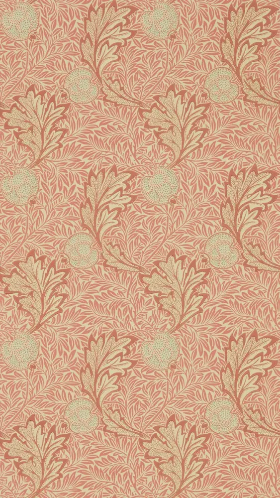 Morris & Co - Apple Rust Gold Melsetter Wallpapers
