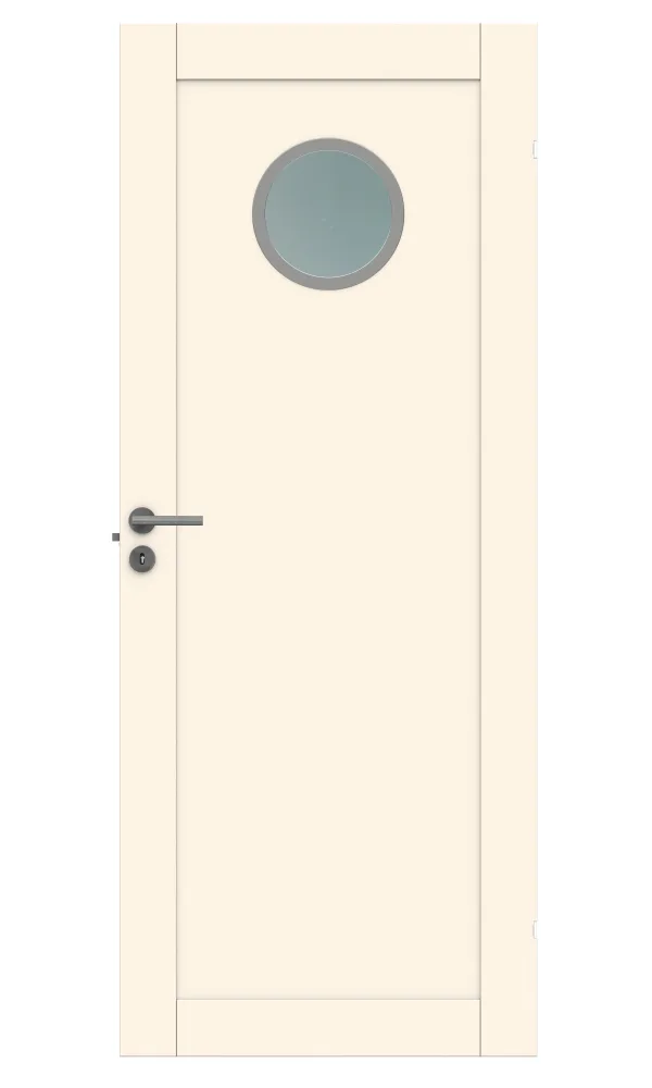 Swedoor Unique GWA 01L 130 Innerdörr svart ek 825x2040 mm
