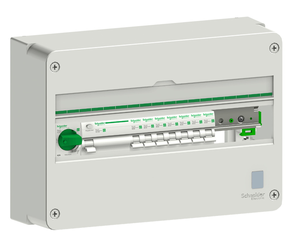 NORMCENTRAL SCHNEIDER ELECTRIC RESI9 R9 CX 1X18, MONTERAD 2201527
