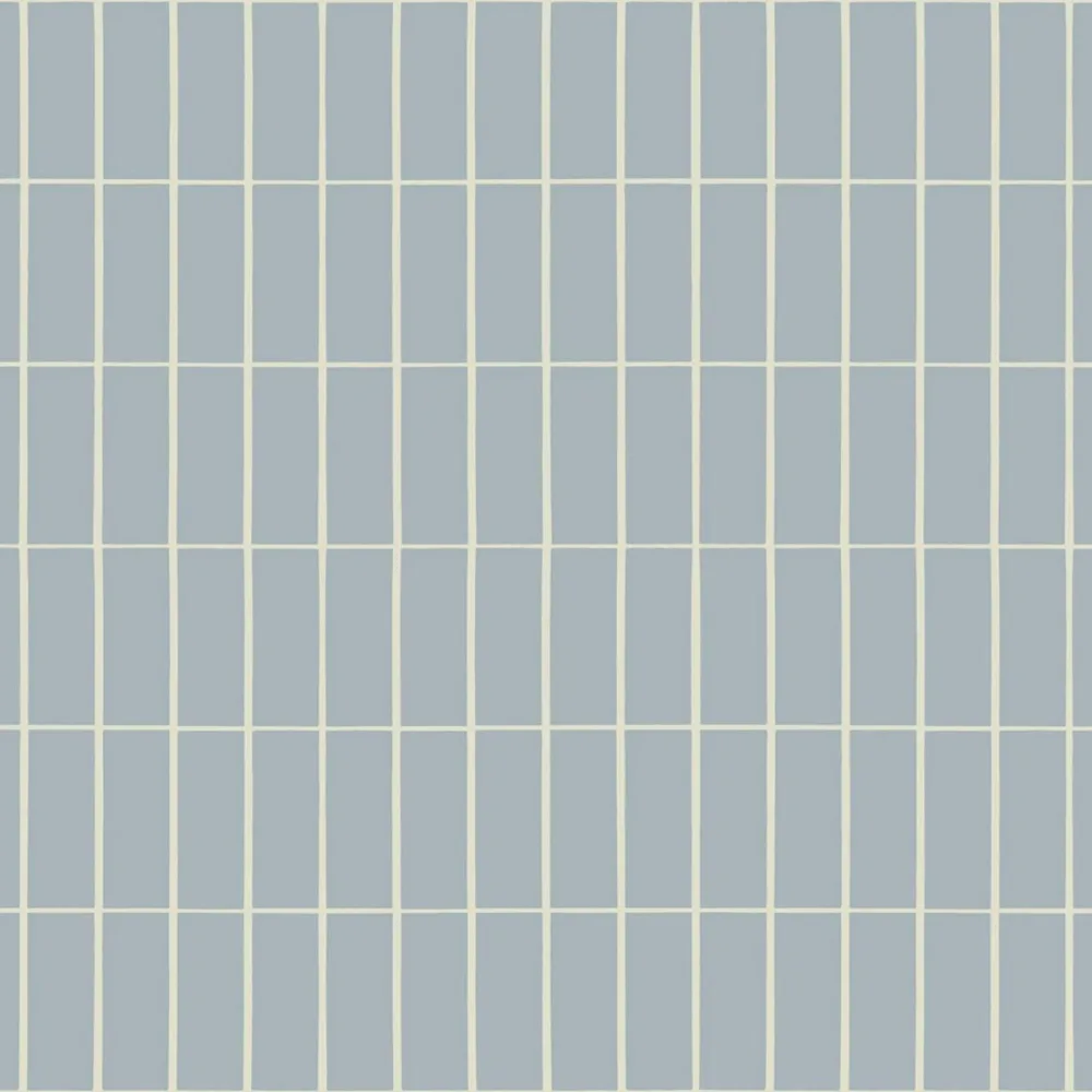 Marimekko 6 Tilliskivi 25110 Blå Tapet - Midbec | Stuvbutiken