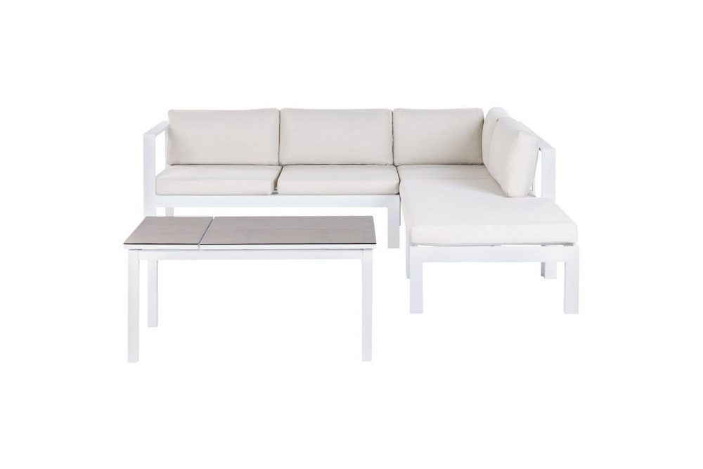 Loungegrupp 5-sits Messina Vit/Grå