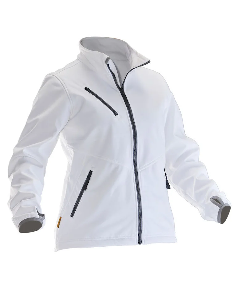 Jobman 1203 Softshelljacka vit XXL