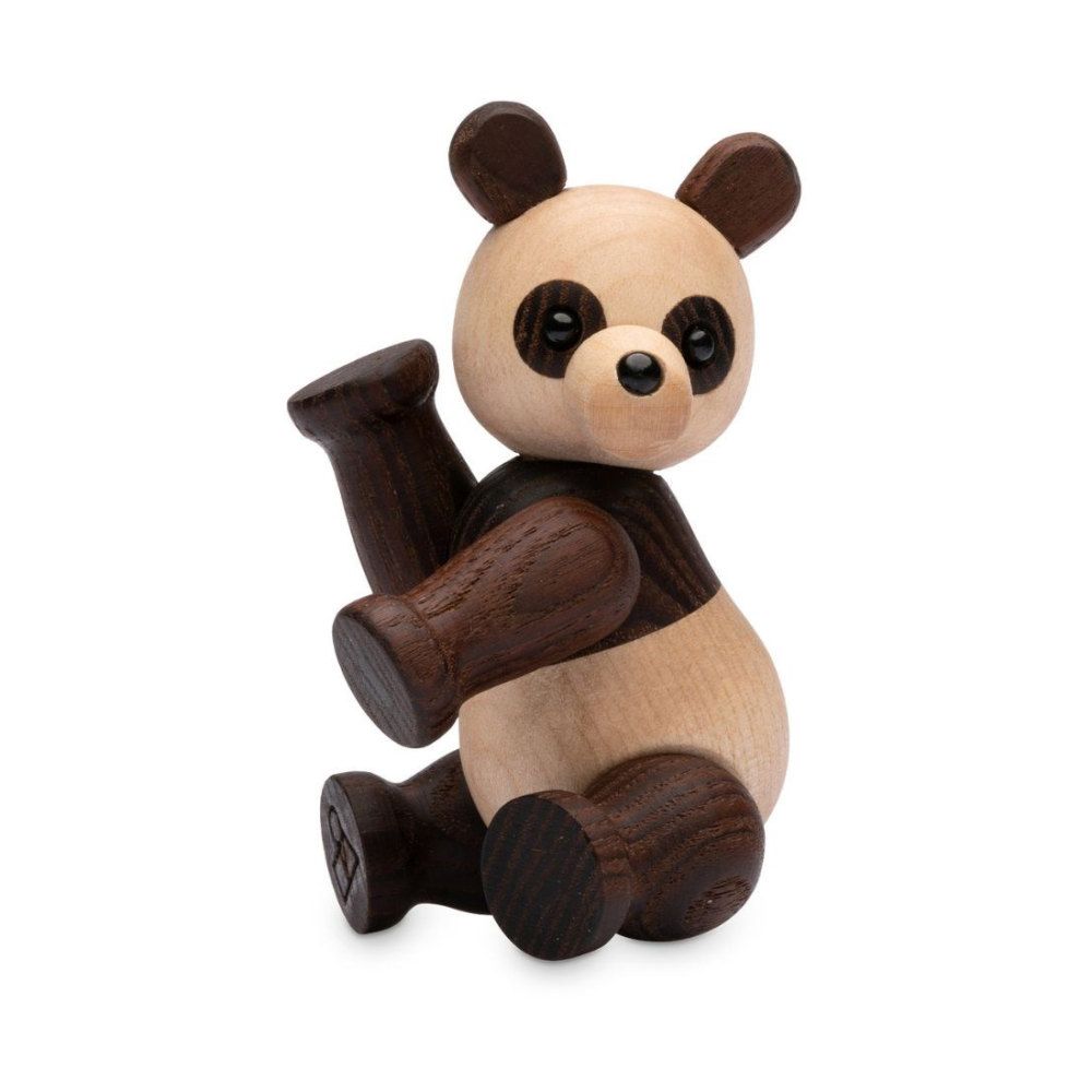 Pixi Panda dekoration Lönn 9 cm, Brun