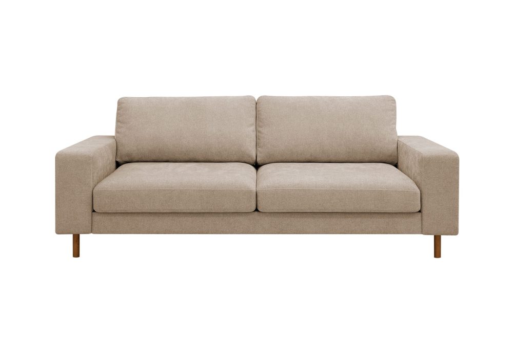 Scandi Djup 3-sits Soffa i Tyg