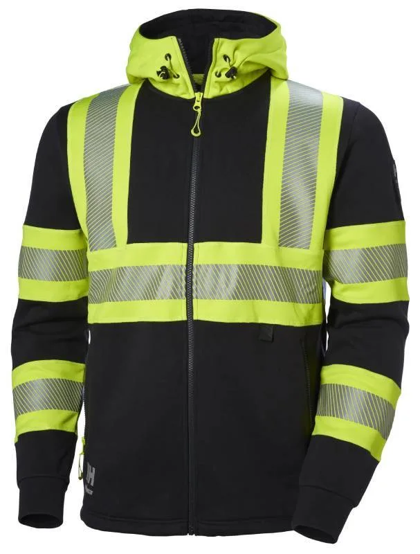 Helly Hansen Workwear ICU 79273-369 Luvtröja varsel, svart/gul XS - Bild 2