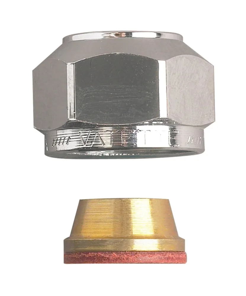 Vatette FG039500220 Halvkoppling förkromad, inv gänga 8 mm x G15 - Bild 2