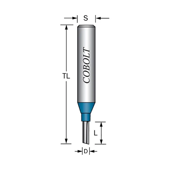 Cobolt 203-125 Notfräs med bottenskär