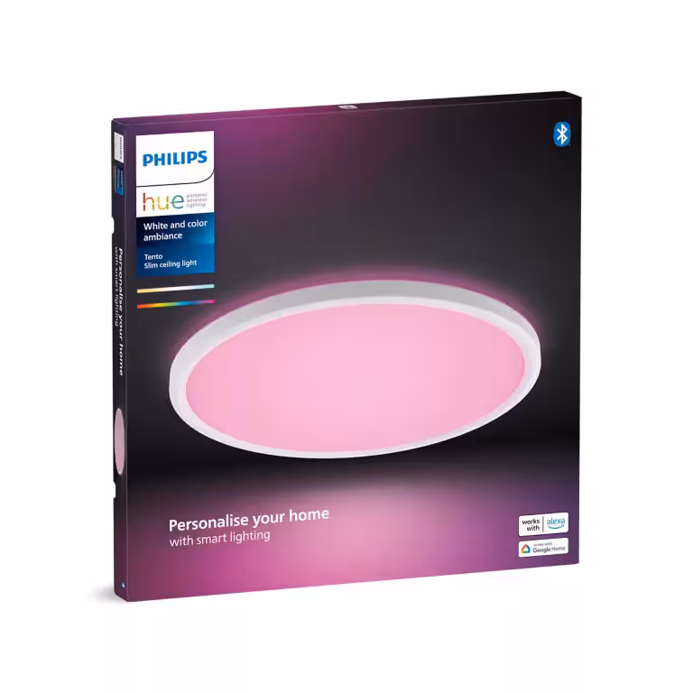 Kjøp Philips Hue Takarmatur tento HUE, WCA, rund, 43 cm, 23W, hvit.