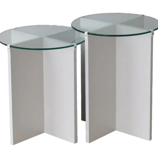Teratio Satsbord 60x40x60 cm Runt