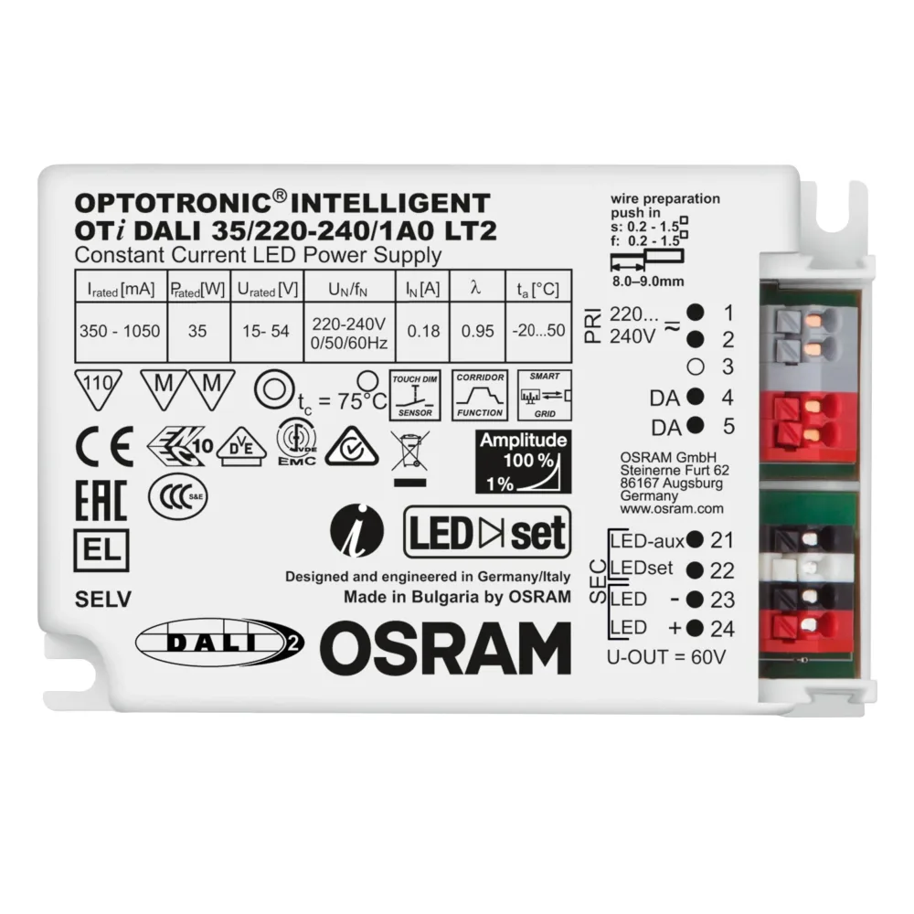 Osram Optotronic Intelligent DALI LED-drivdon 35/220-240/1A0 - Bild 2
