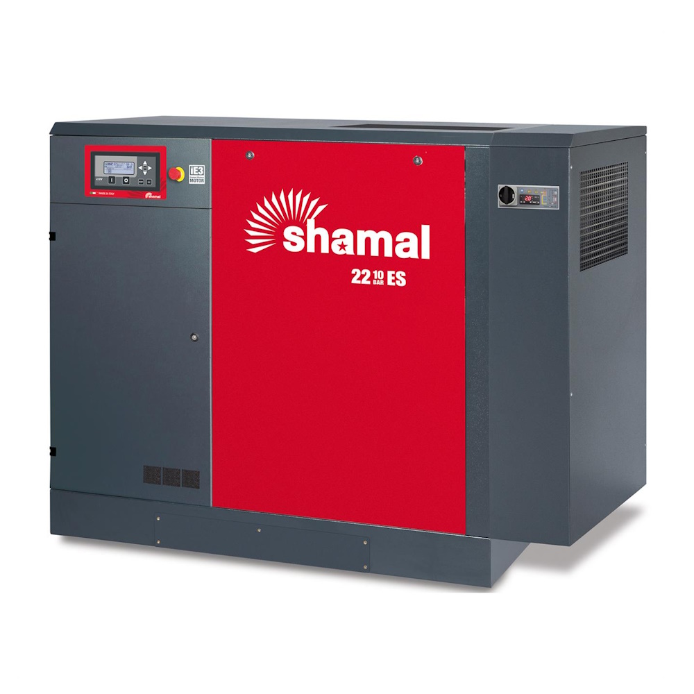 Skruvkompressor Storm 22-10 ES 30hk 10 Bar 3000L/min Shamal