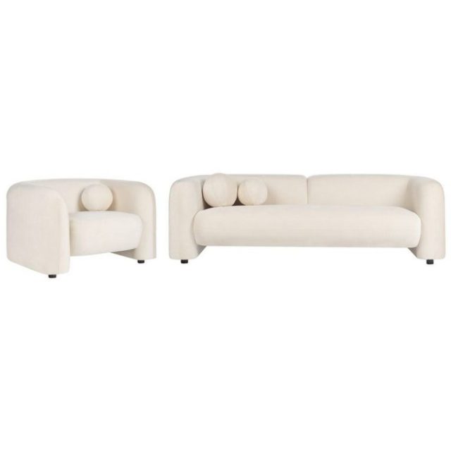 4-sits Soffgrupp Leiren Off-white
