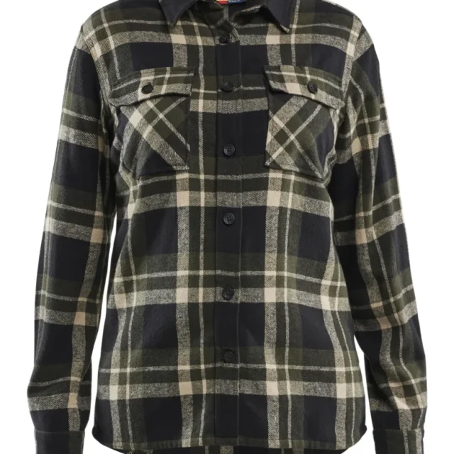 Blåkläder 321811684298XXXL Skjorta grön/svart Grön/svart