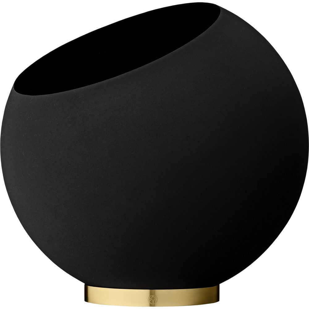 Globe blomkruka Ø43 cm, Black