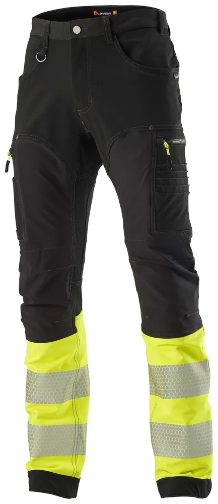 L.Brador 1031P Servicebyxa svart/hi-vis gul, klass 1 C52