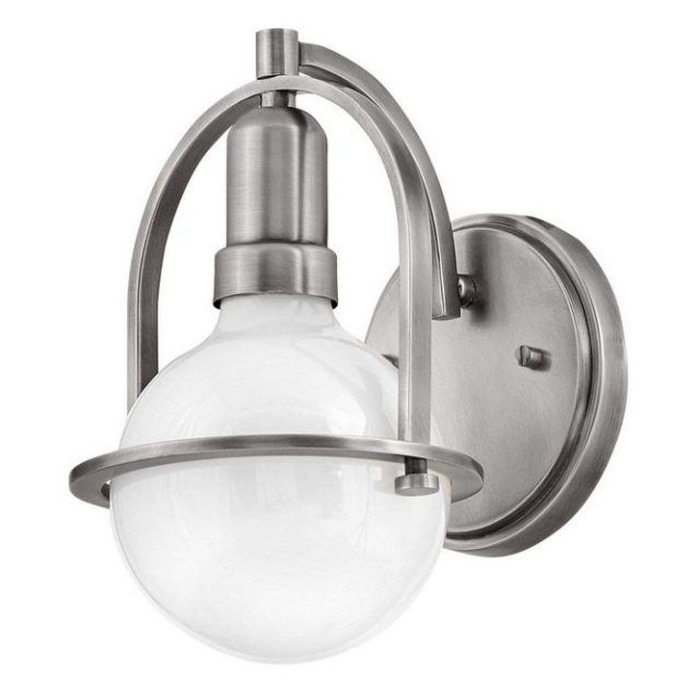 Vägglampa Hinkley Somerset Borstade nickel
