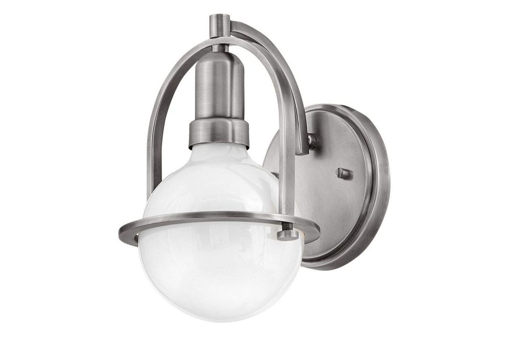 Vägglampa Hinkley Somerset Borstade nickel