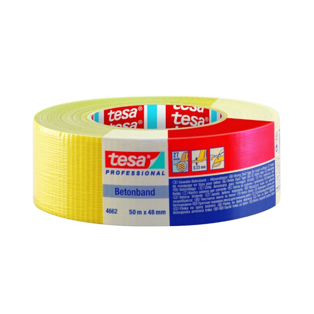 Tesa Vävtejp 4662 Standard 48mmx50m Gul | Beställ Online