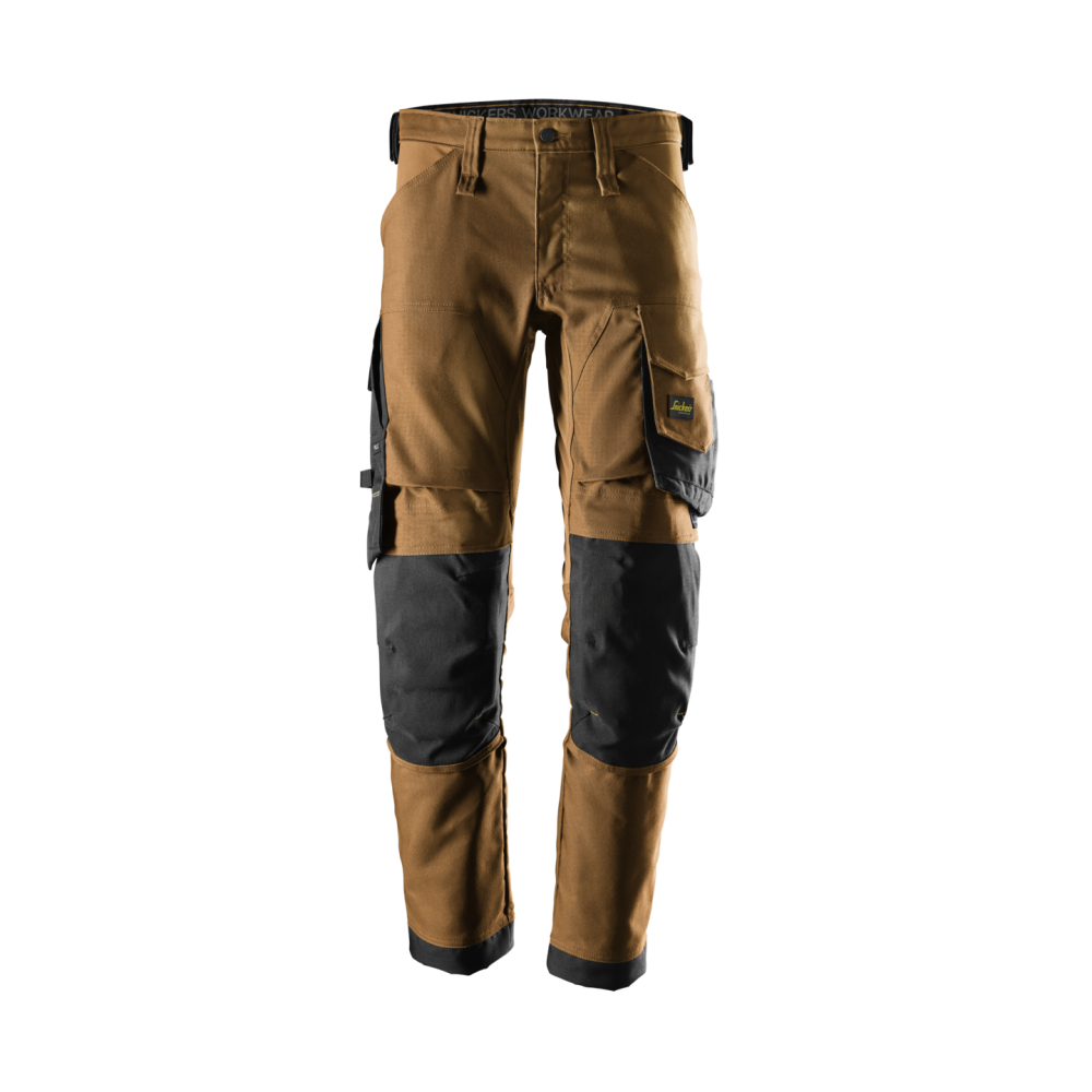STRETCHBYXA CANVAS AW BRUN/SVART STL 104