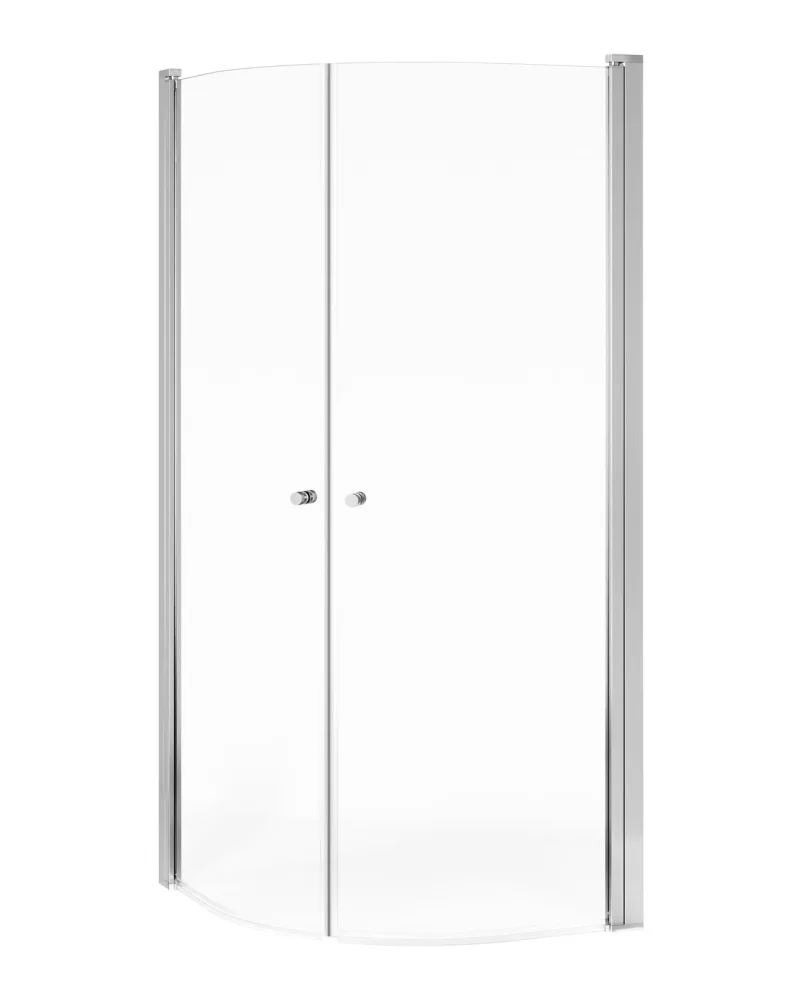 Gustavsberg Round GB51RNDR8090CR Duschhörna klarglas/krom 80x90 cm - Bild 2