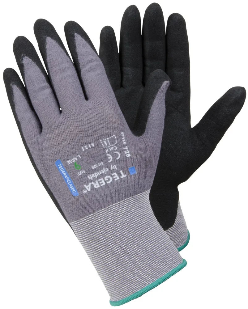 Tegera 728 Montagehandske Nitril/Handflatedoppad 7