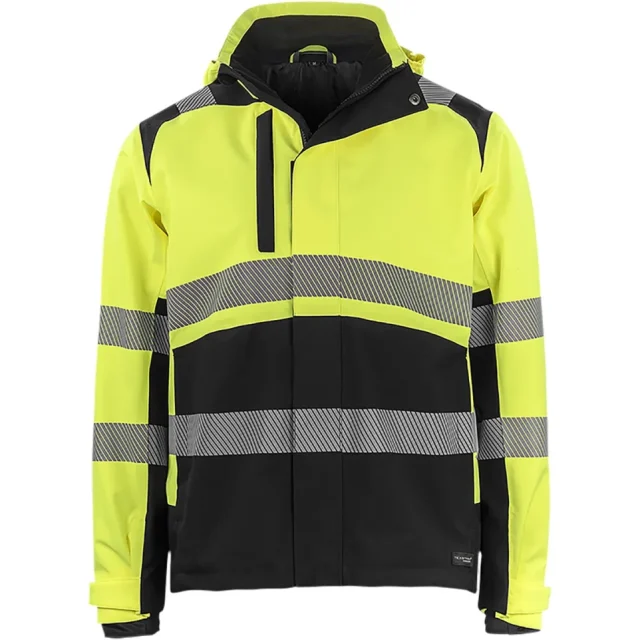 Texstar FJ88 Skaljacka gul/svart, varsel, klass 2 4XL