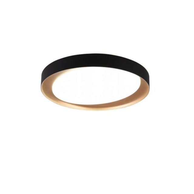 Taklampa TRIO Zeta Svart/guld