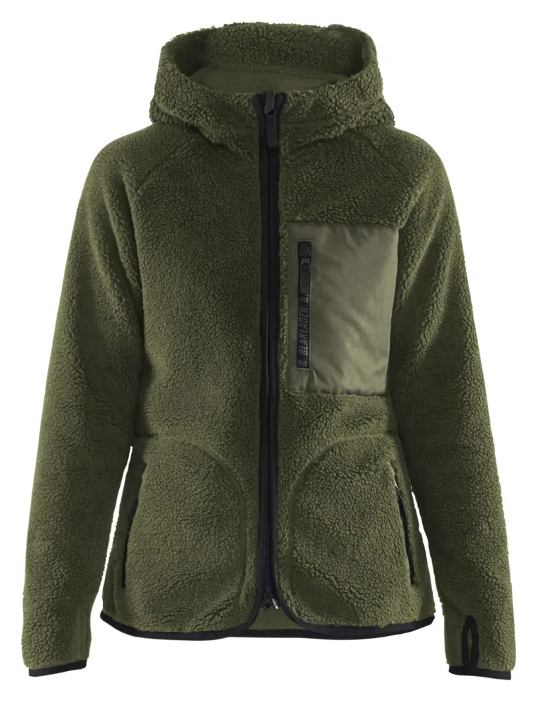 Blåkläder 472729559900XL Pälsfiberjacka svart Svart - Bild 2