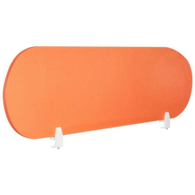 Skiljevägg för skrivbord Sparky Orange, 160x1x40 cm