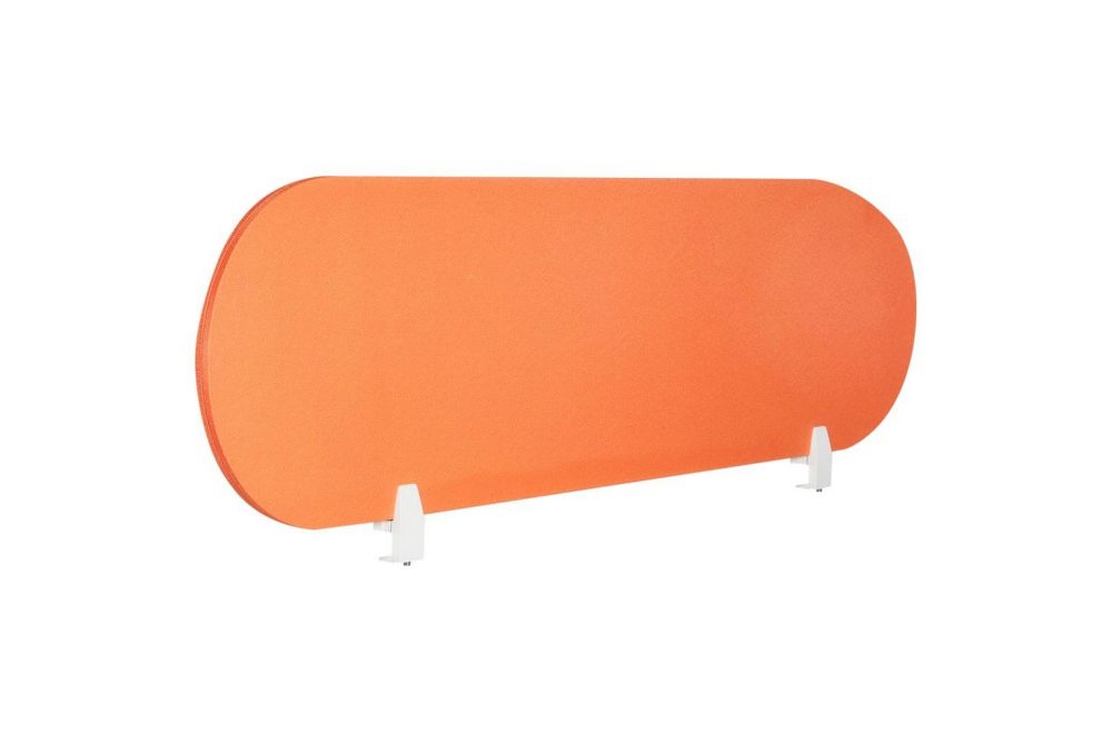 Skiljevägg för skrivbord Sparky Orange, 160x1x40 cm