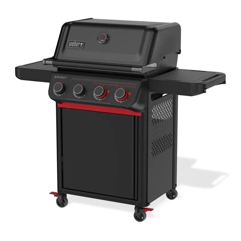 Weber Spirit E-425C Stealth Gasolgrill 4-brännare Svart
