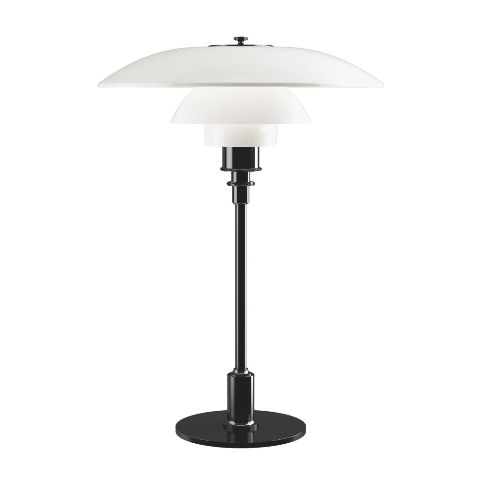 PH 3½-2½ opalglas bordslampa, Svart