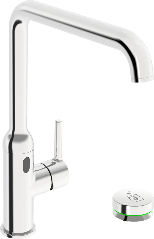 Oras Optima Style Hybrid 2639FHTZ Köksblandare med avstängning, Bluetooth Krom