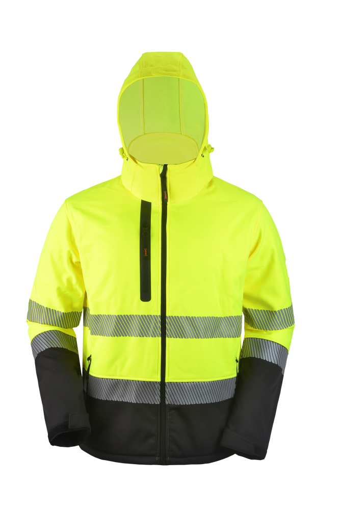 SOFTSHELL JACKA HI-VI GUL XL