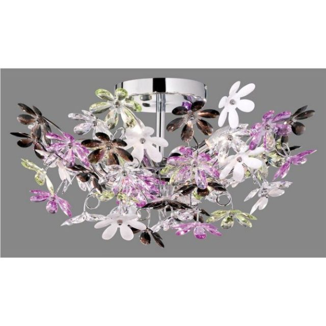 Taklampa TRIO Flower