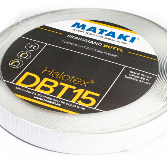 SKARVBAND HALOTEX DBT15 BUTYL 1,5X15MM 20M