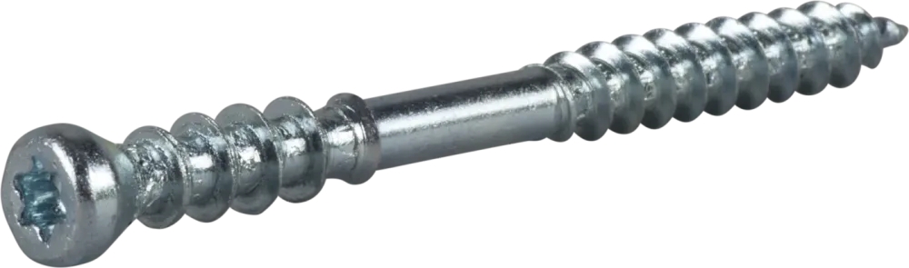 ESSVE L8 111112 Karmskruv Ø6 mm, trä/betong, vass spets, FZB 6 x 70 mm, 50-pack - Bild 2