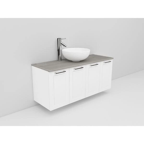 Badrumsmöbel Flexline Modell 125 120cm, Vit, Ram | Stuvbutiken