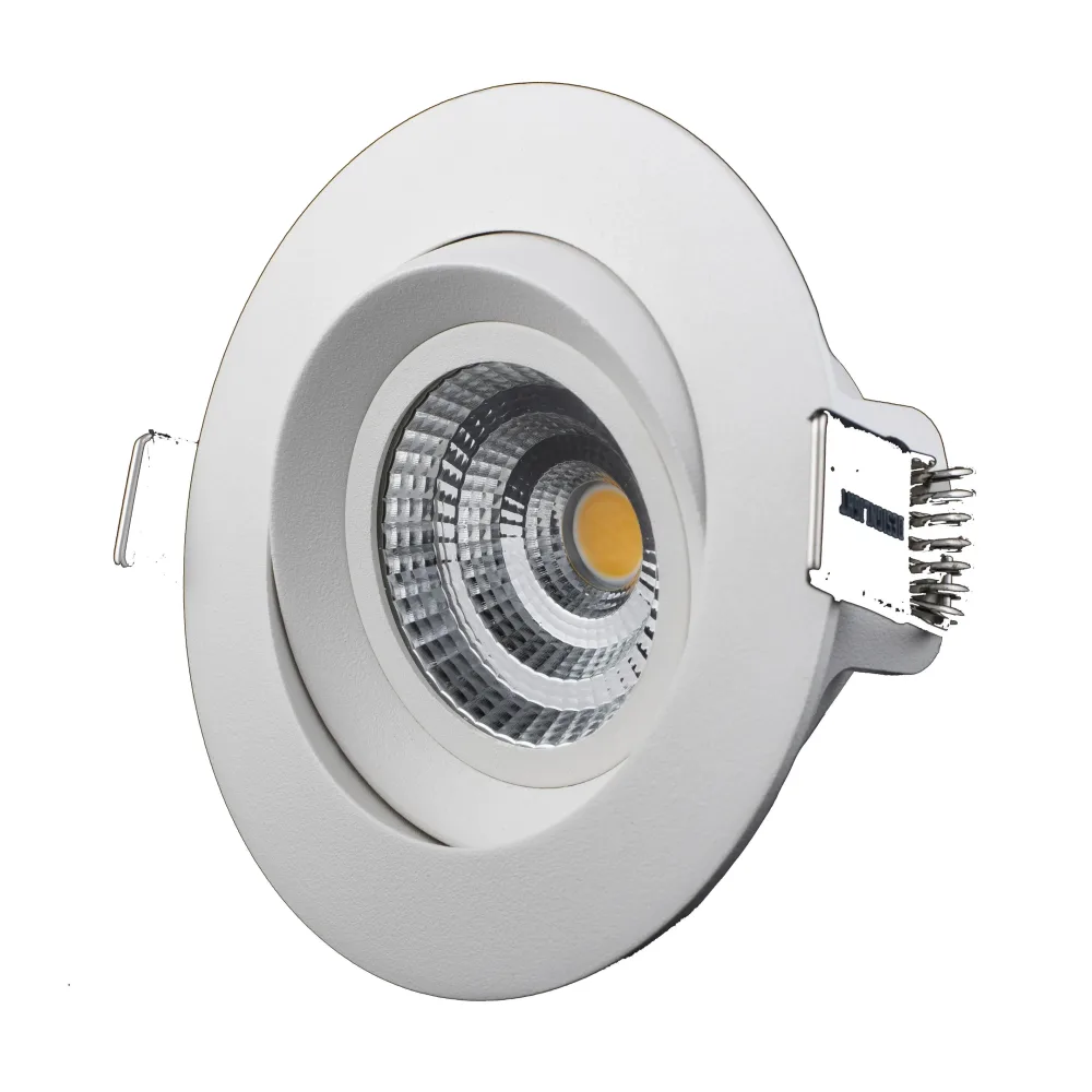 Designlight M-Penny Downlight 7 W, vinklingsbar, 6-pack 3000 K, 540 lm