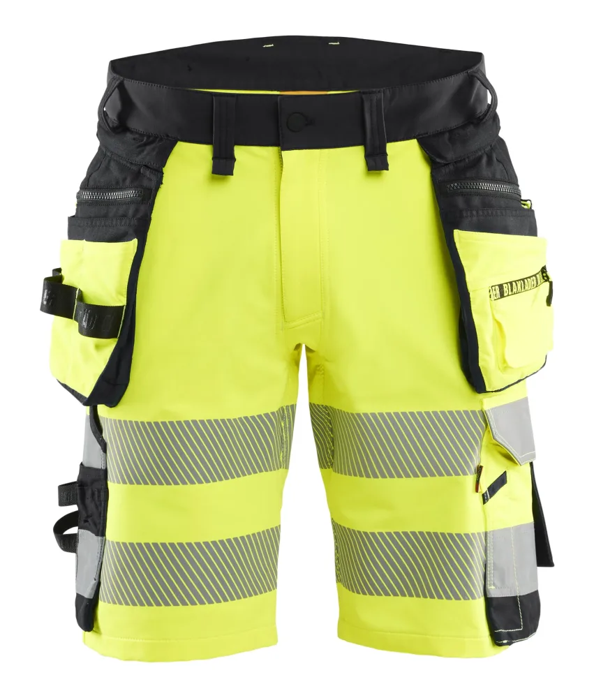 Blåkläder 112016483399C46 Shorts varsel, gul/svart Gul/svart - Bild 2