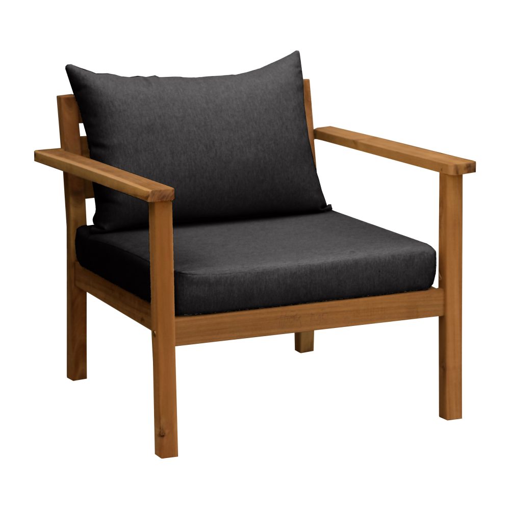 Stockaryd loungefåtölj teak/dark grey