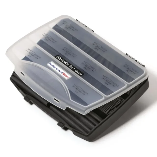 Hellermann Tyton ShrinKit 321 Basic Krympslangset 220 bitar, 3:1