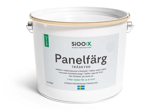 SiOO:X 161023-SE Panelfärg träskydd, steg 1 Oyster Grey