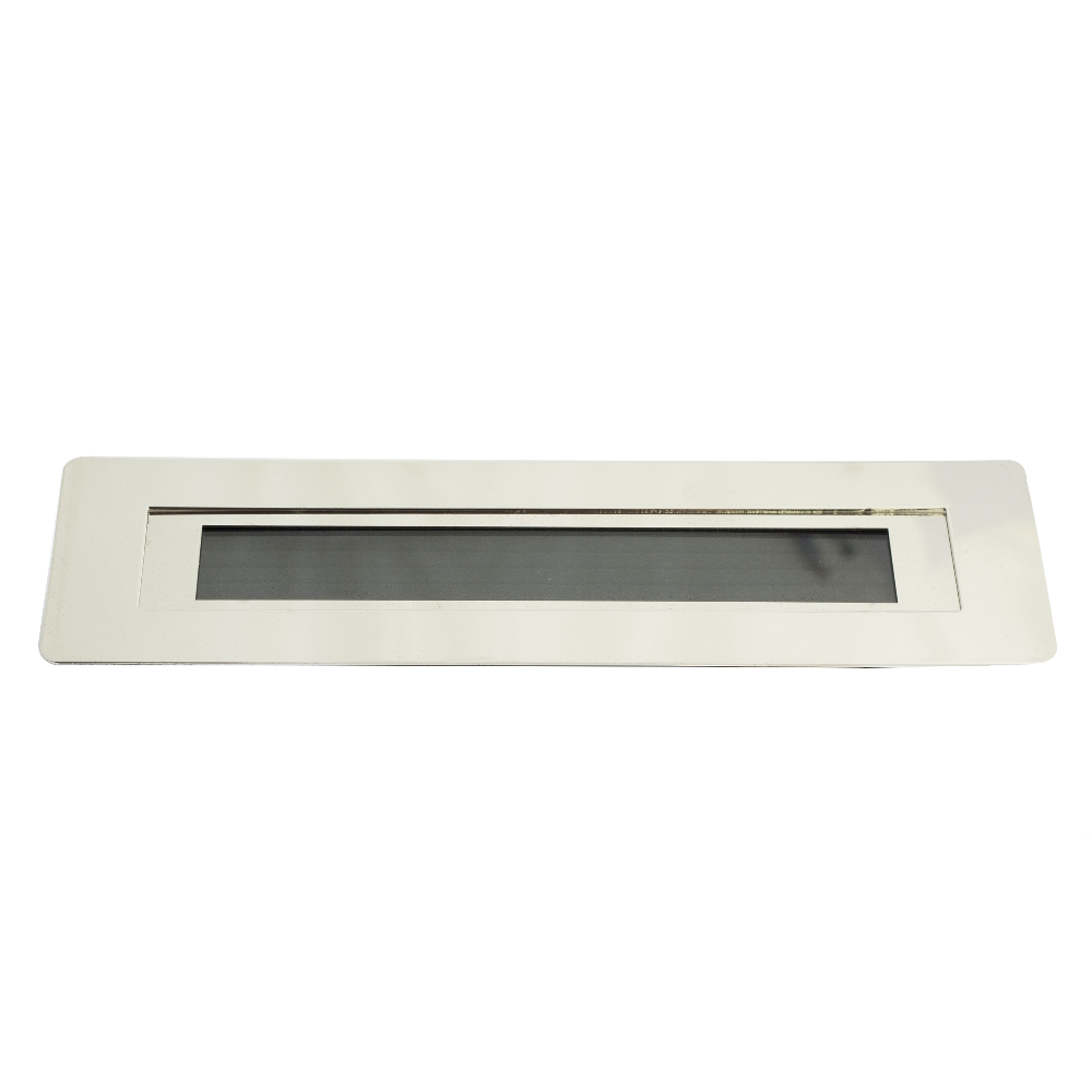 Brevinkast 201, 240x85mm Nickel, Habo 24544