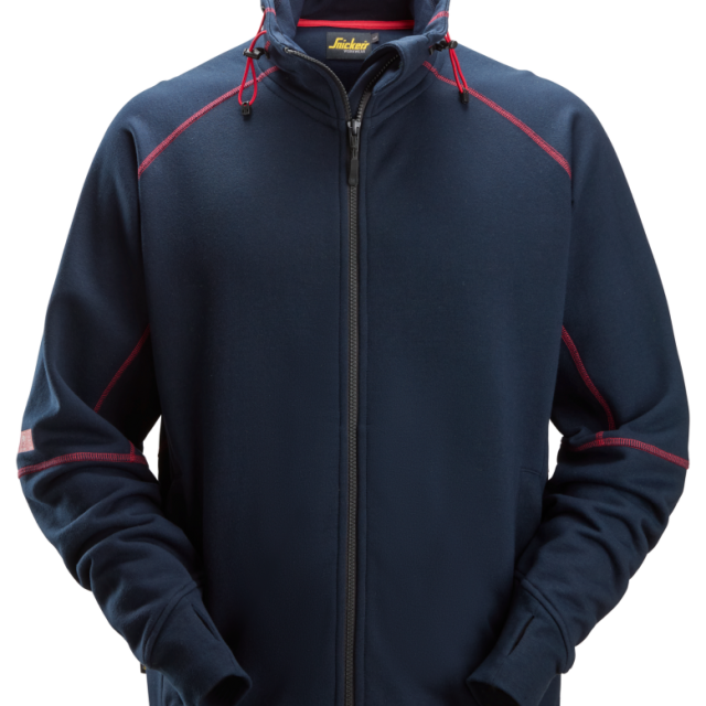 TRÖJA SNICKERS WORKWEAR PW ARC FZ MARIN STL XS