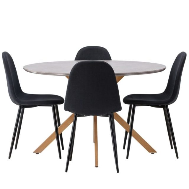 Piazza Matgrupp + 4 stolar Rektangulär