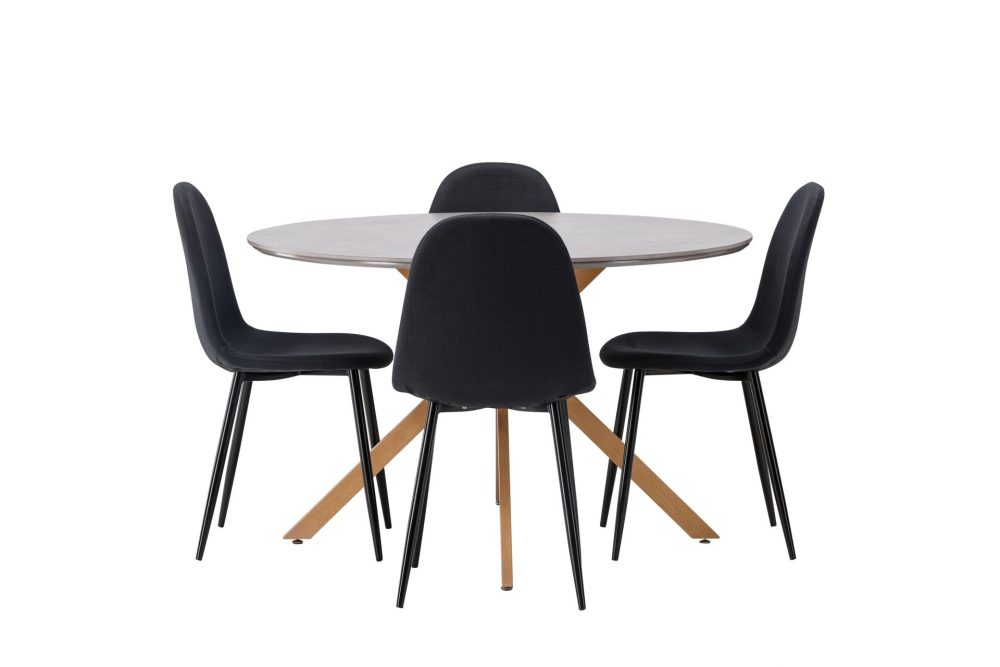 Piazza Matgrupp + 4 stolar Rektangulär